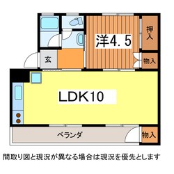 山形駅 バス6分  山交バス　末広町下車：停歩3分 4階の物件間取画像